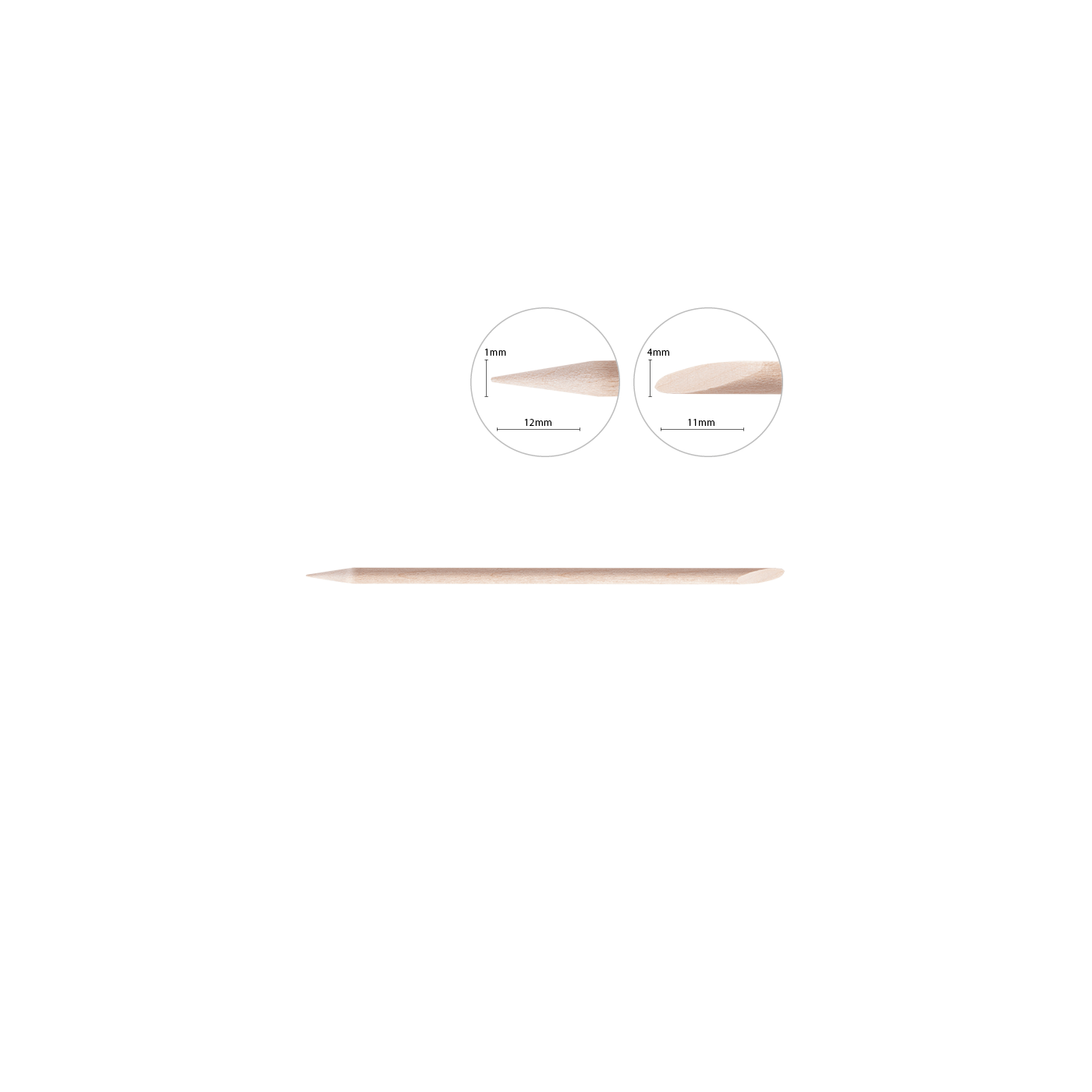 B&acirc;tonnets En Bois - Kit De 10 Pcs