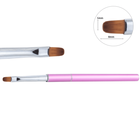 Pinceau Kolinsky Pour Le Gel 6 - Ovale