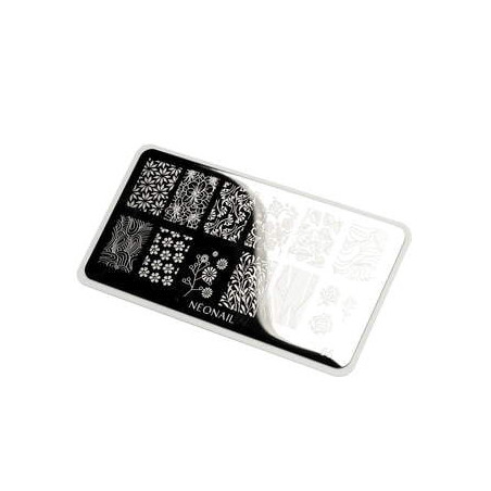 Plaque de stamping - floraux