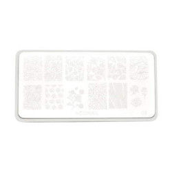 Plaque de stamping - floraux