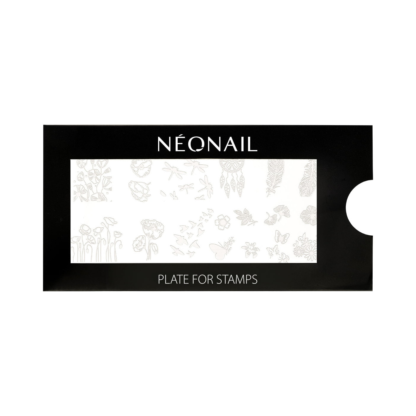 Plaque de stamping - fleurs & nature