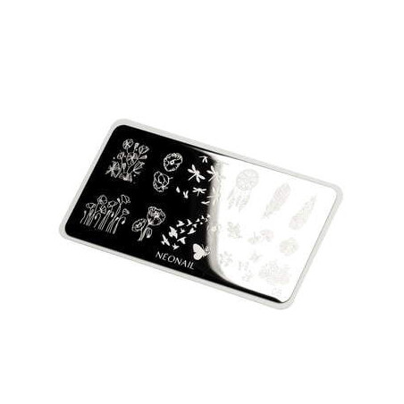 Plaque de stamping - fleurs & nature