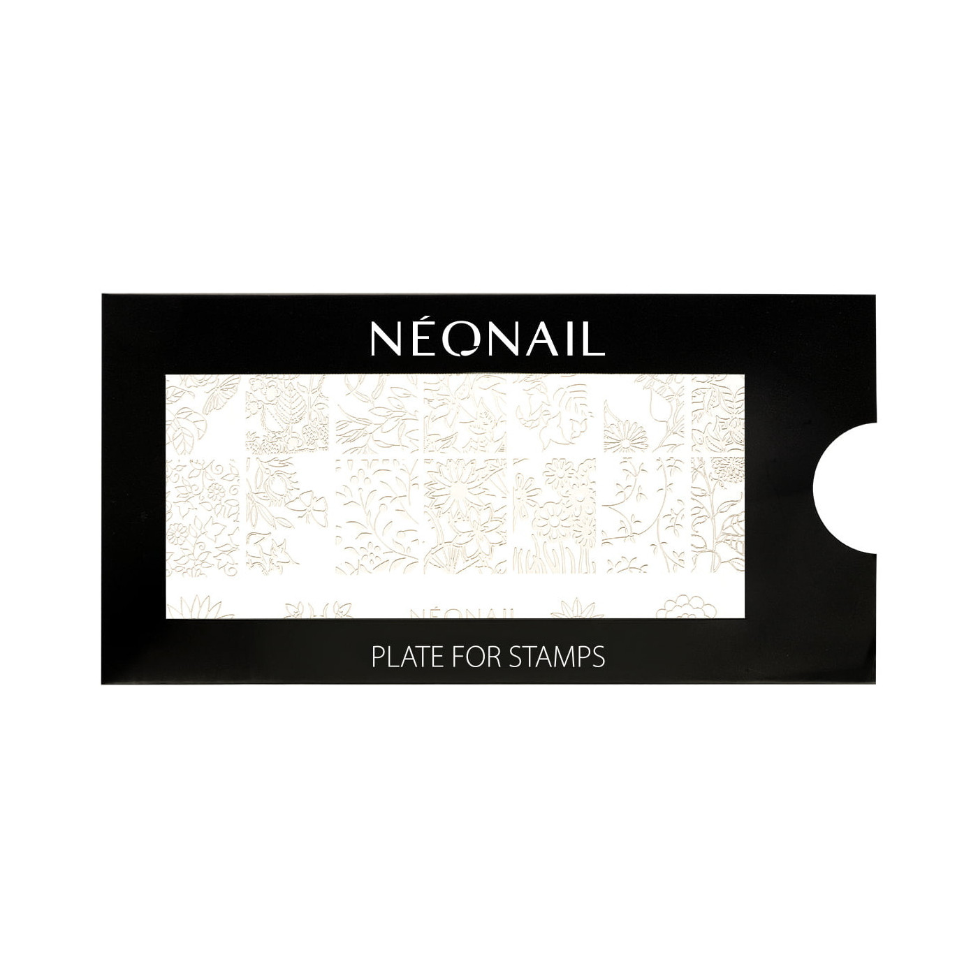 Plaque de stamping - nature florale