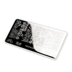 Plaque de stamping - nature florale
