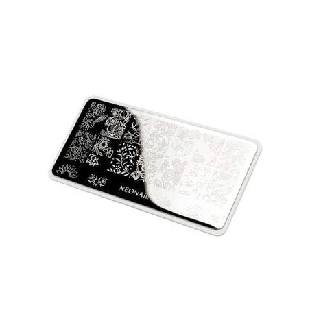 Plaque de stamping - nature florale