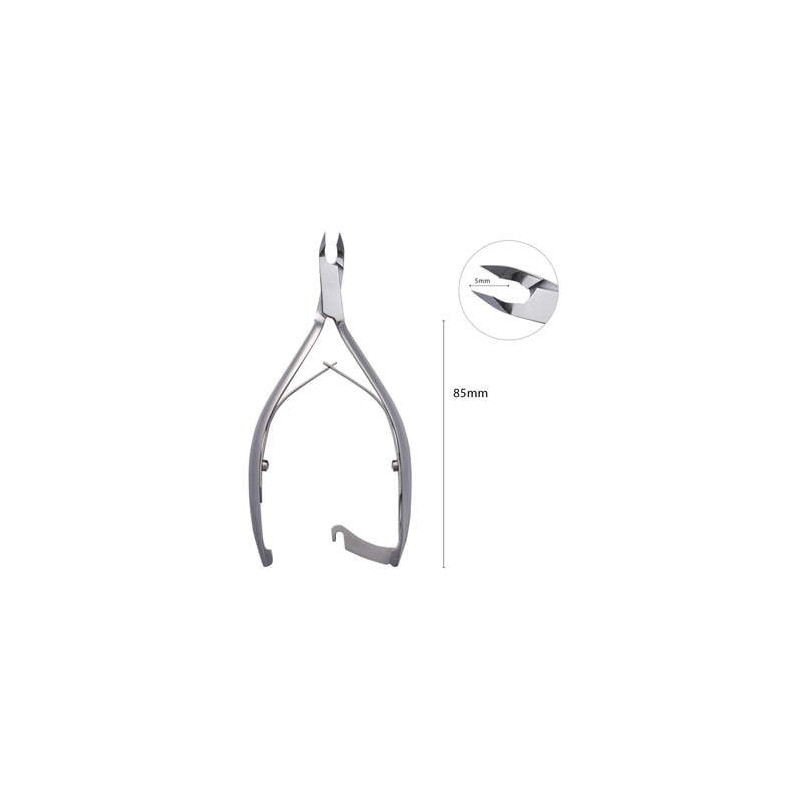 Pince &agrave; cuticules 5 mm avec fermoir