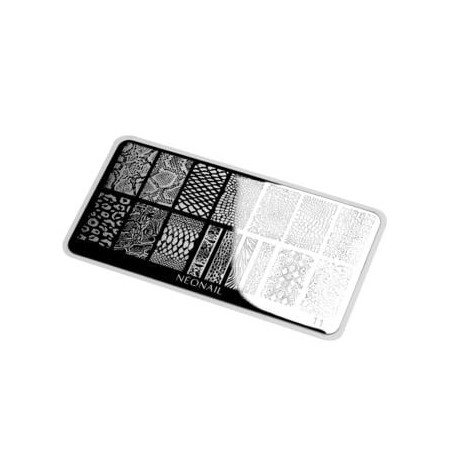 Plaque de stamping - motifs animaliers