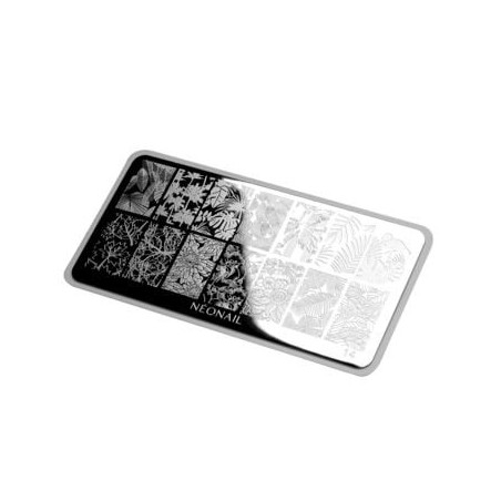 Plaque de stamping - palmiers