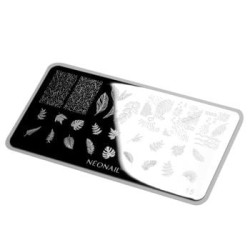 Plaque de stamping - v&eacute;g&eacute;tation exotique