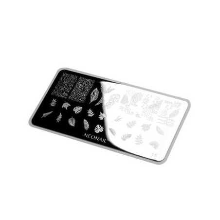 Plaque de stamping - v&eacute;g&eacute;tation exotique