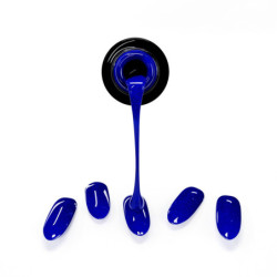 Gel Nail Stickers - manucure bleu nuit