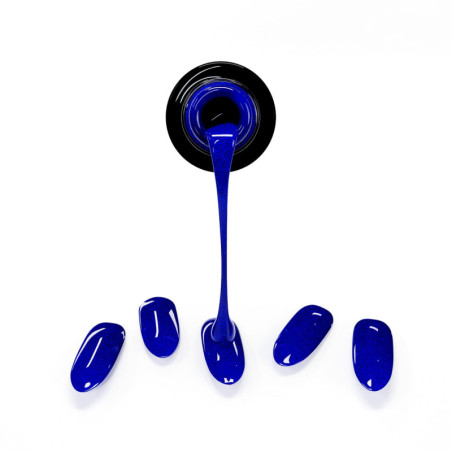 Gel Nail Stickers - manucure bleu nuit