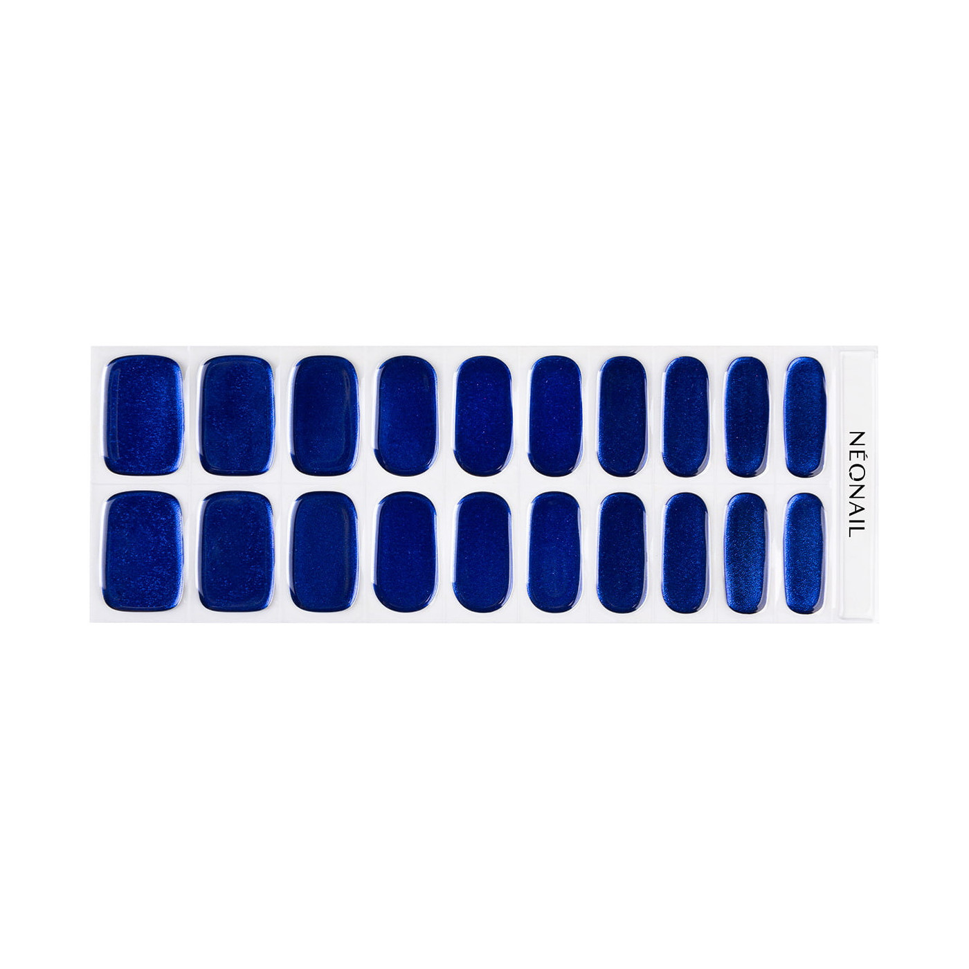 Gel Nail Stickers - manucure bleu nuit