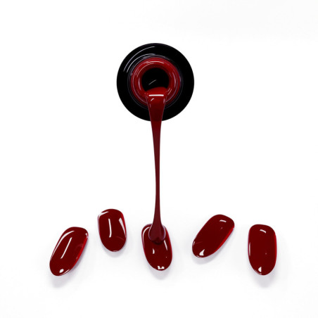 Gel Nail Stickers - manucure rouge cerise