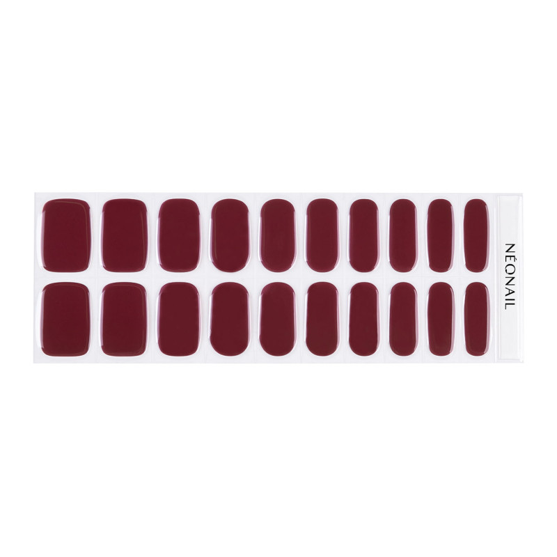 Gel Nail Stickers - manucure rouge cerise