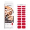 Gel Nail Stickers - manucure rouge classique