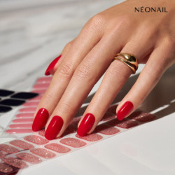 Gel Nail Stickers - manucure rouge classique