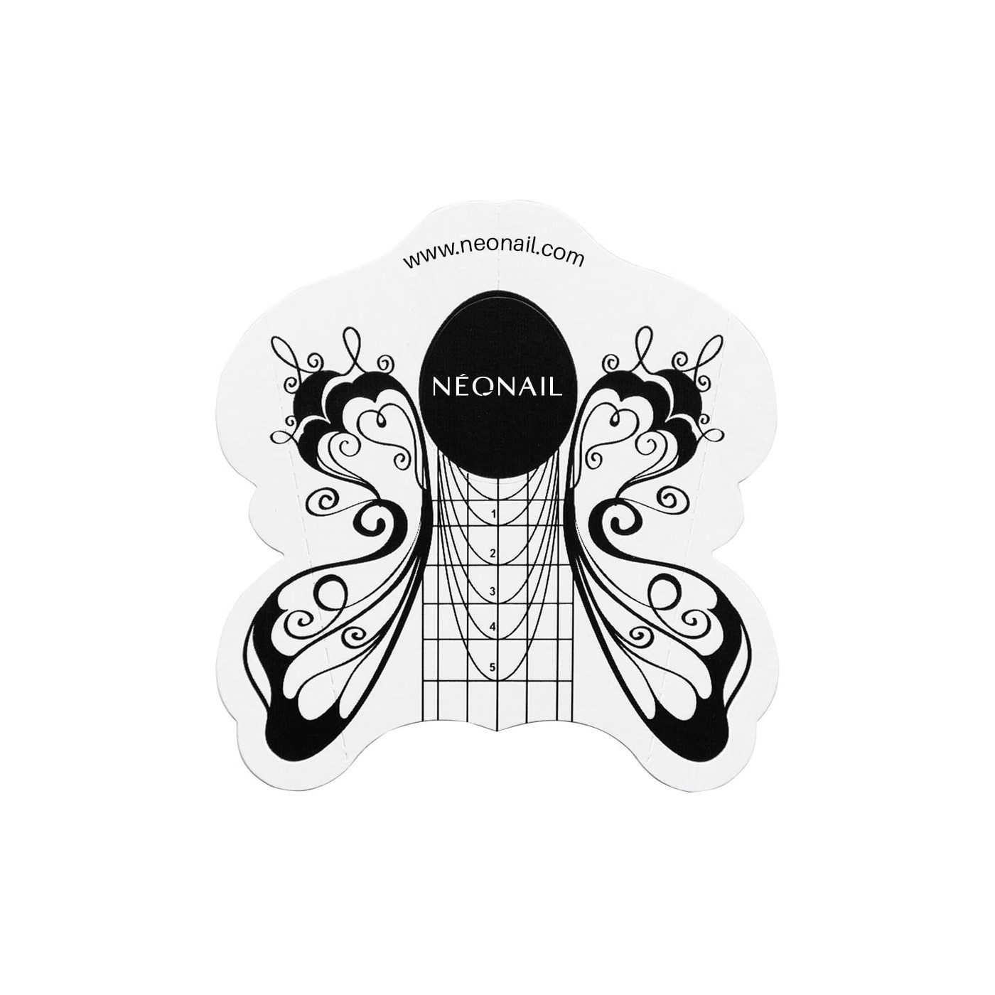 Chablons Papillon - N&eacute;onail 100 Pcs