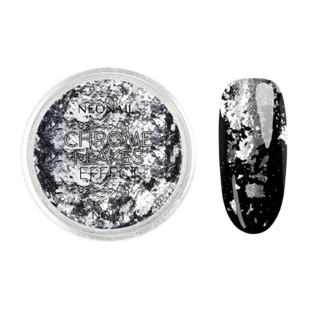 Poudre Chrome Flakes Effect No. 01