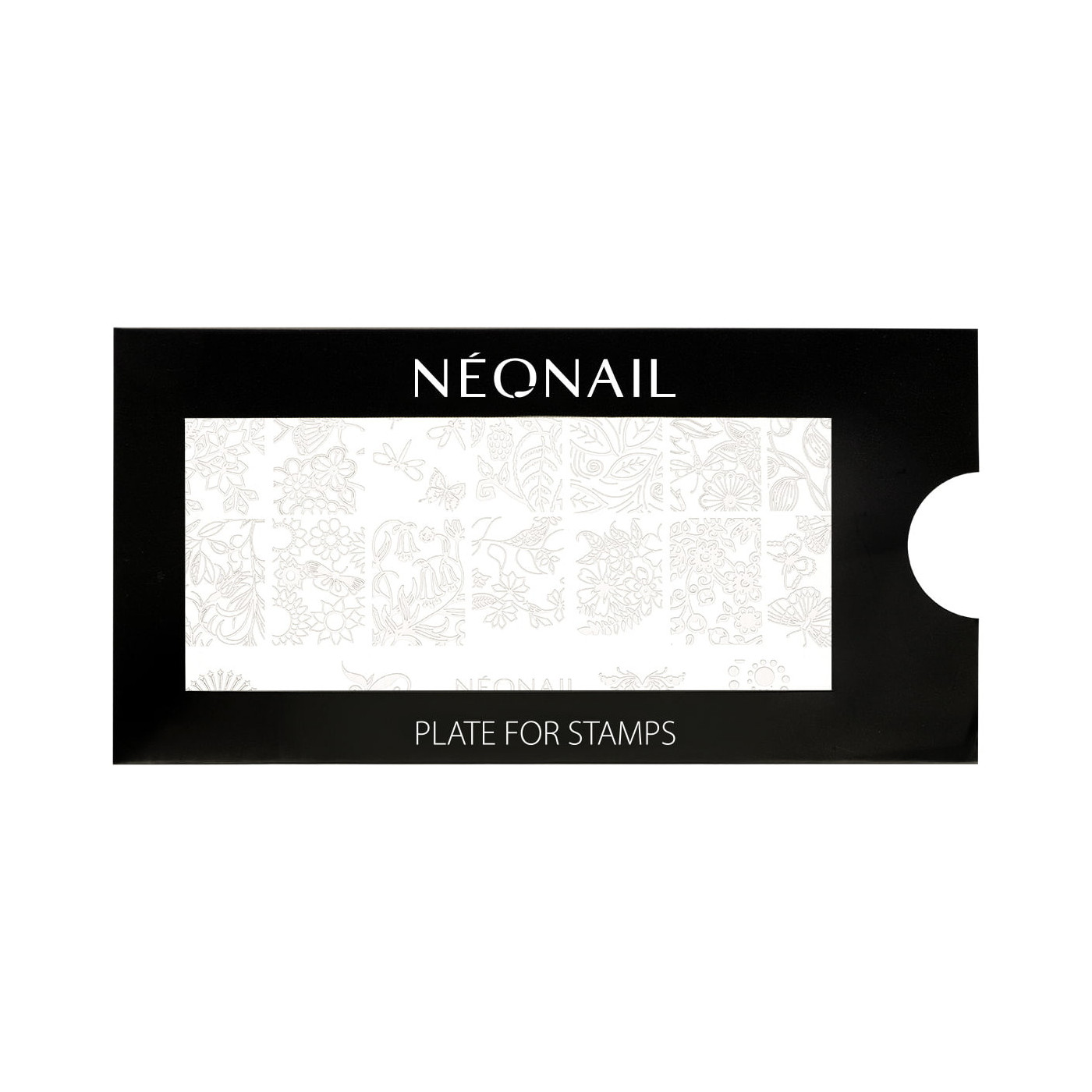 Plaque de stamping - nature & papillons