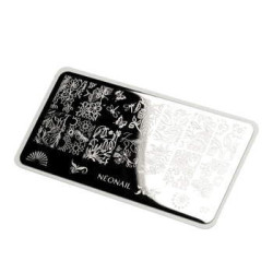 Plaque de stamping - nature & papillons