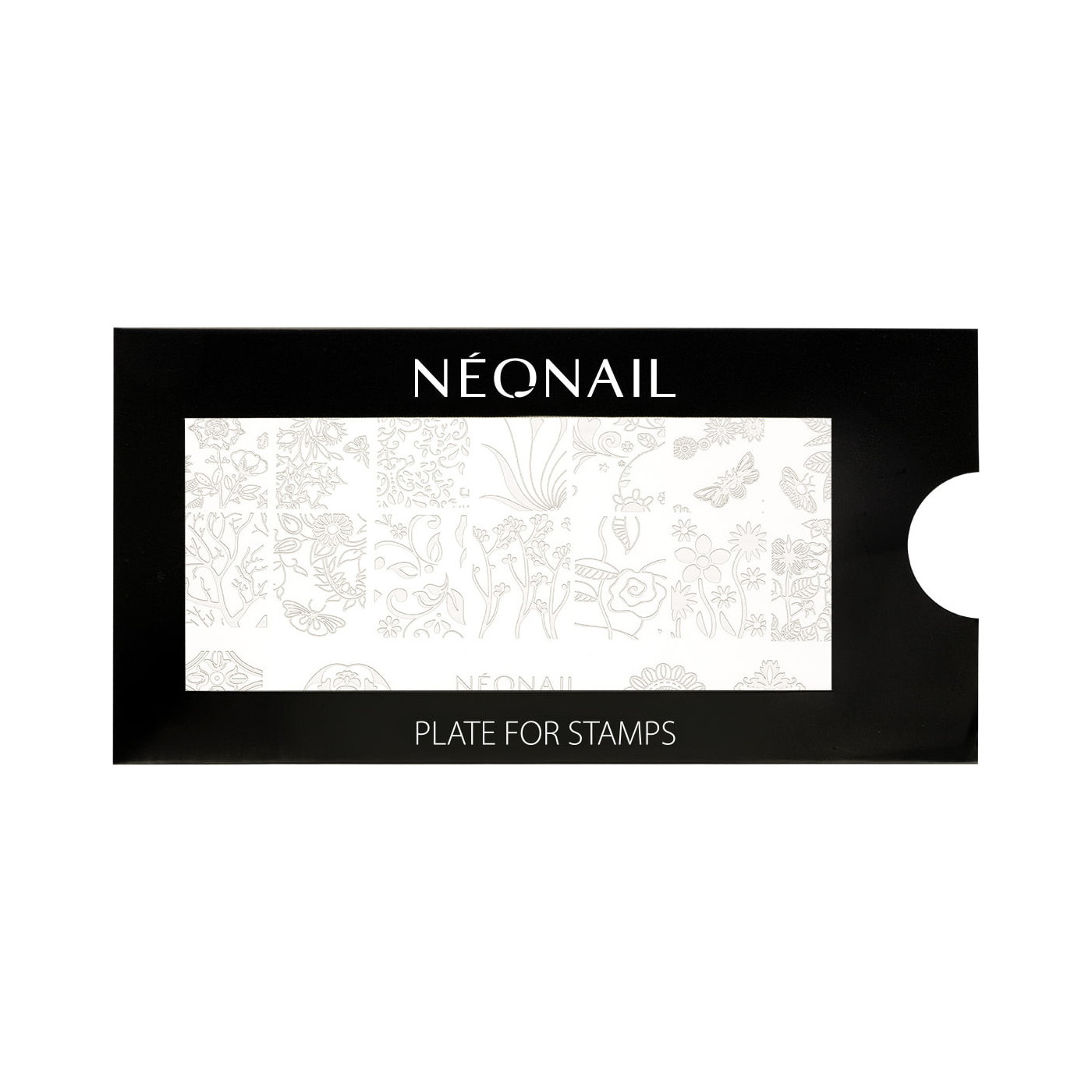 Plaque de stamping - nature florale