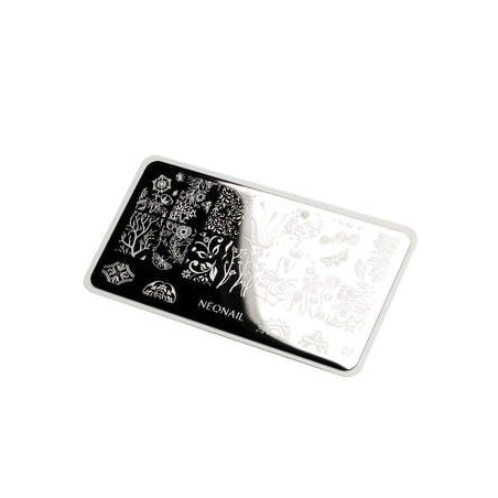 Plaque de stamping - nature florale