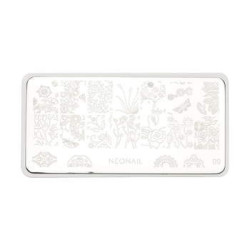 Plaque de stamping - nature florale