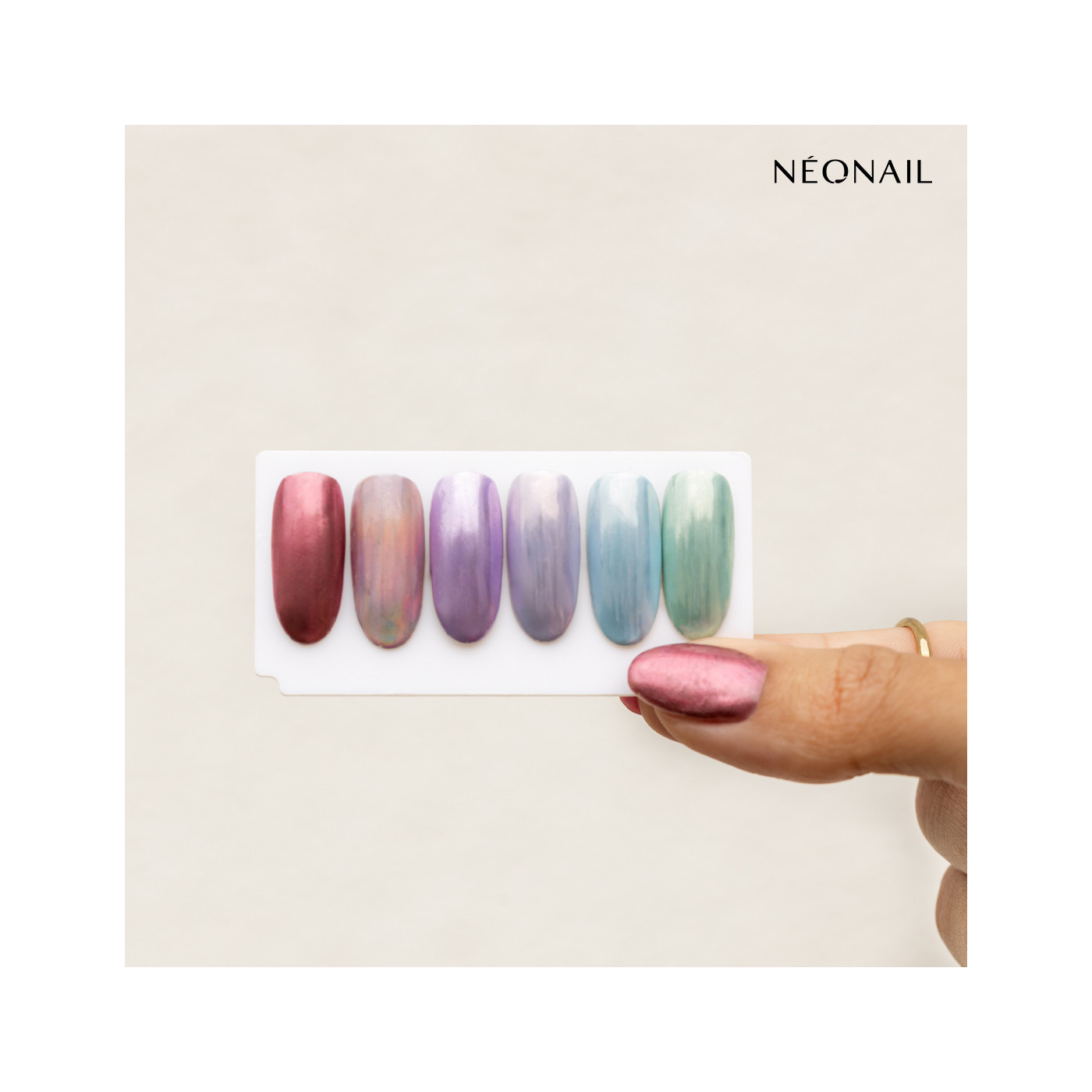 Nail art foil - 27 Pastel berry