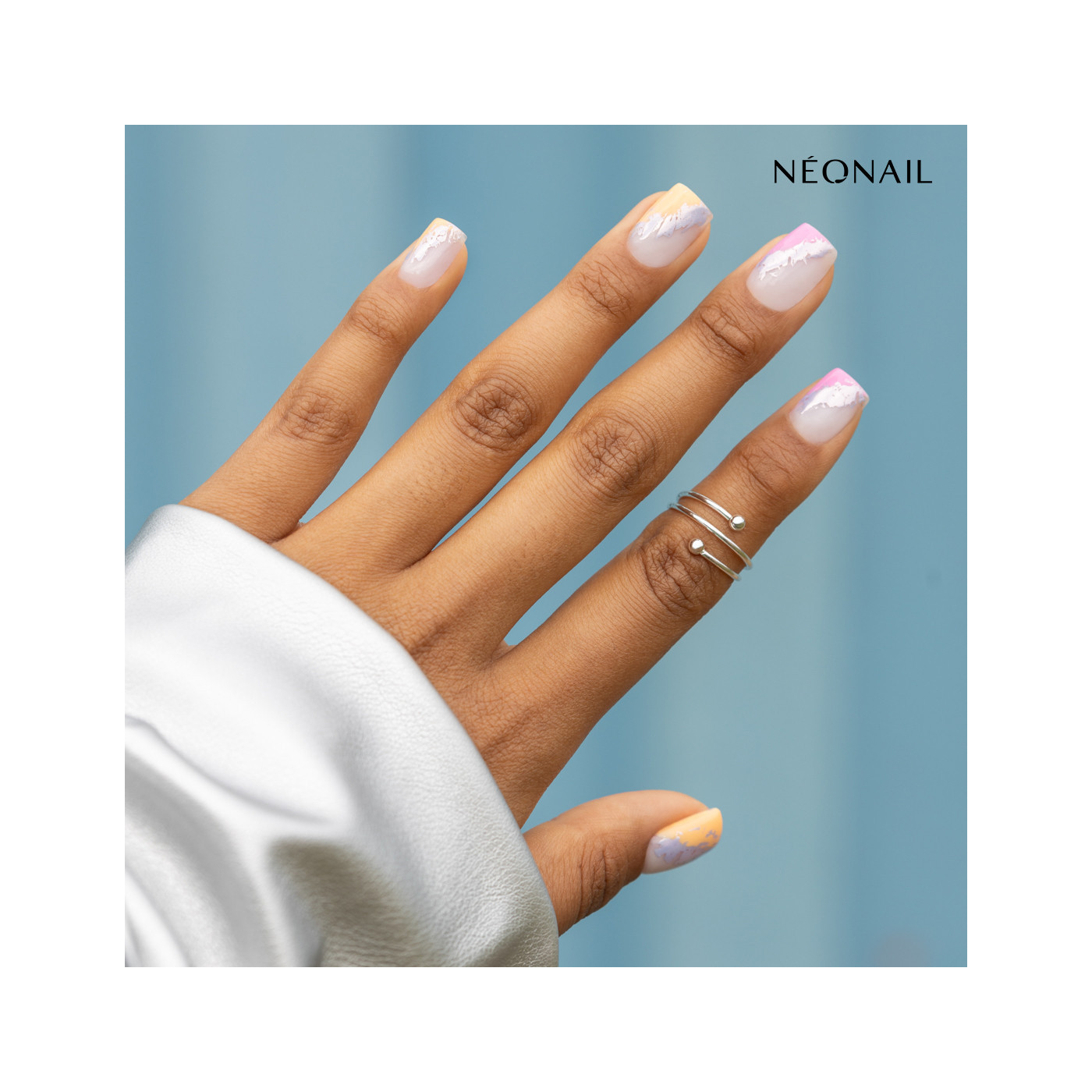 Nail art foil - 27 Pastel berry