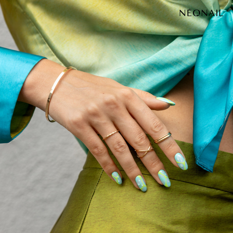 Nail art foil - 28 Pastel blue