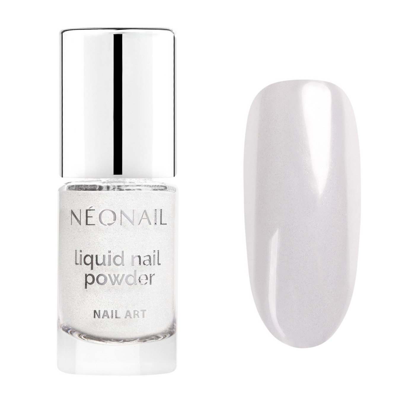 Poudre liquide ongles 6,5 ml - argent&eacute; chrome