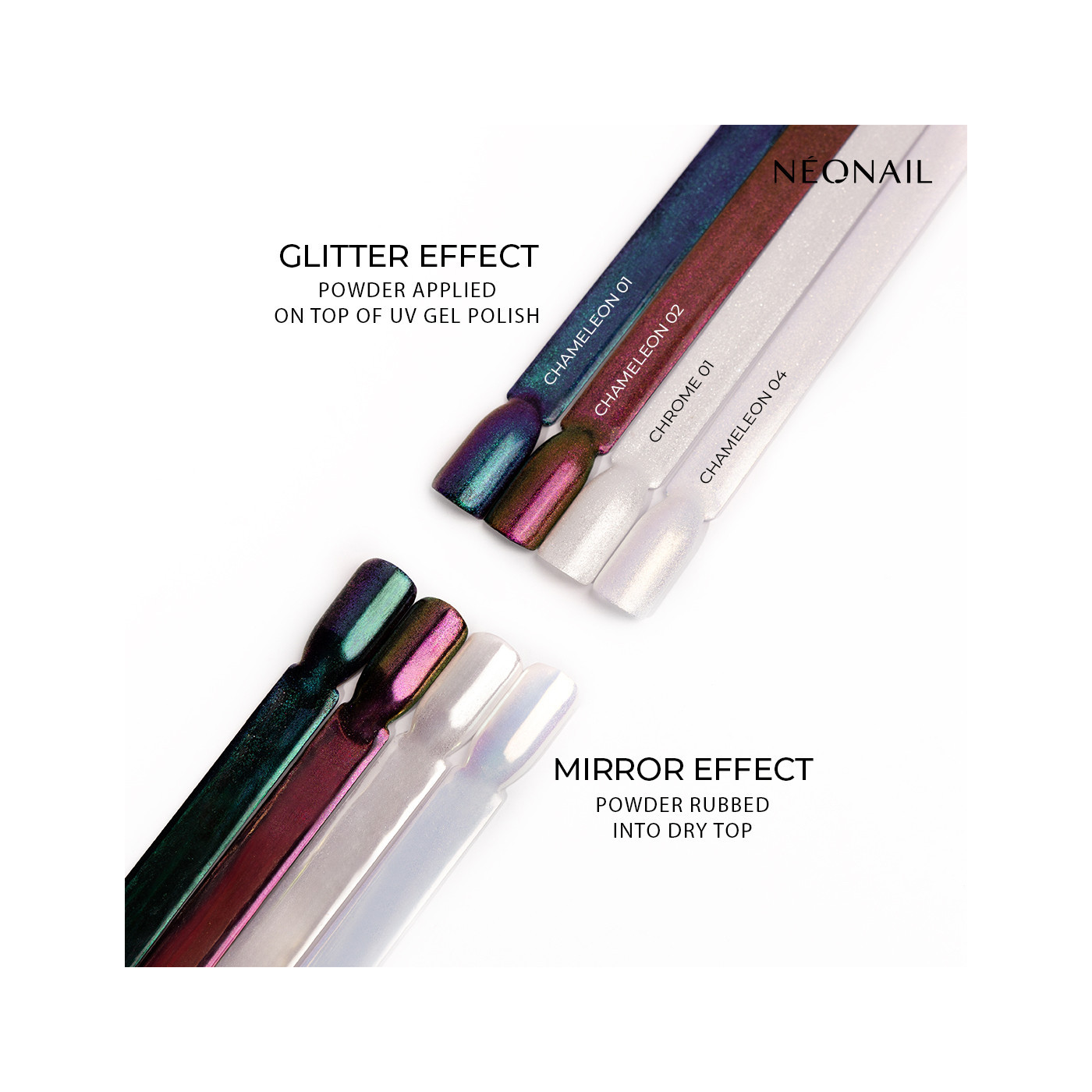 Poudre liquide ongles 6,5 ml - argent&eacute; chrome