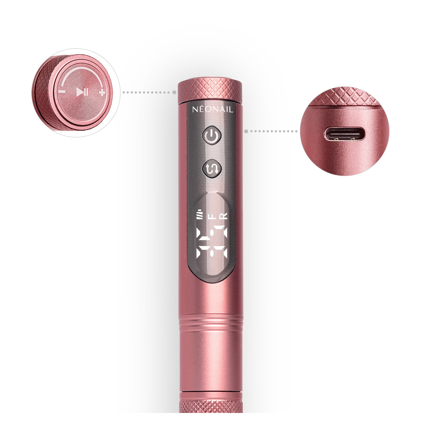 Ponceuse Nail Drill Pen - Rose