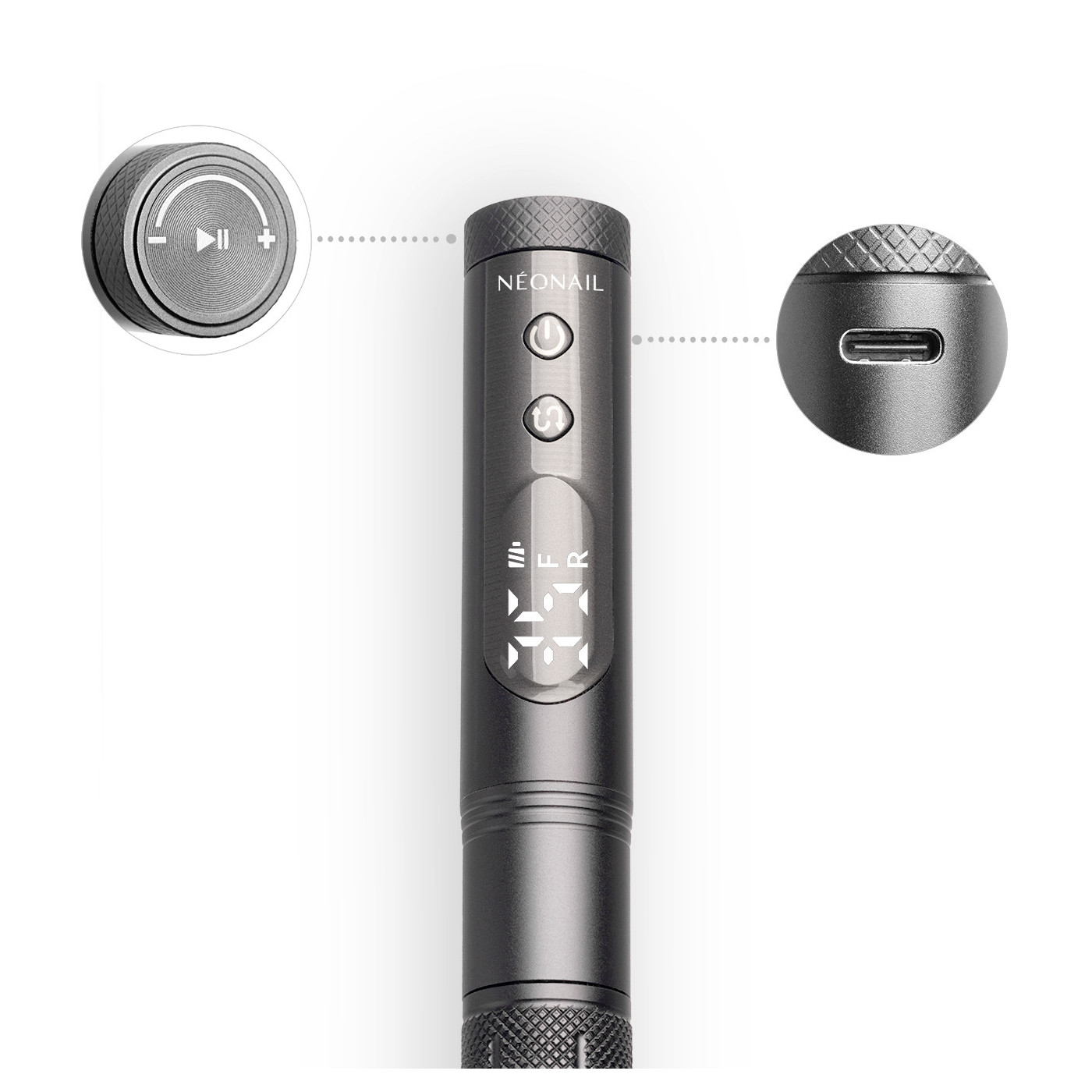 Ponceuse Nail Drill Pen - Graphite