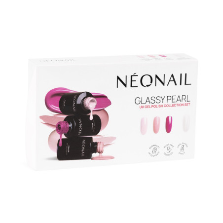 Set de vernis semi-permanents Glassy Pearl