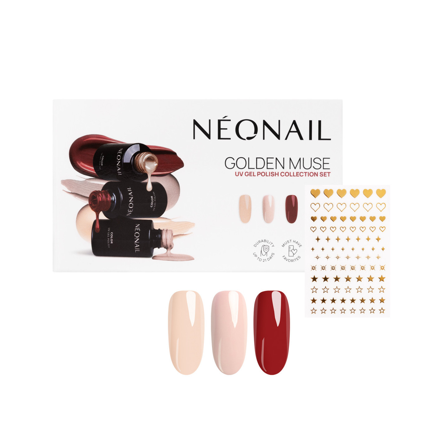 Set de vernis semi-permanents Gold Muse