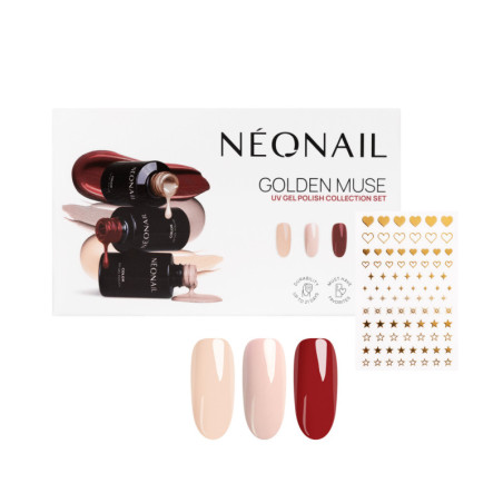 Set de vernis semi-permanents Gold Muse
