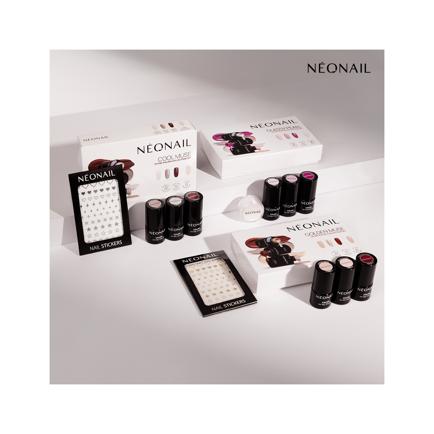 Set de vernis semi-permanents Gold Muse