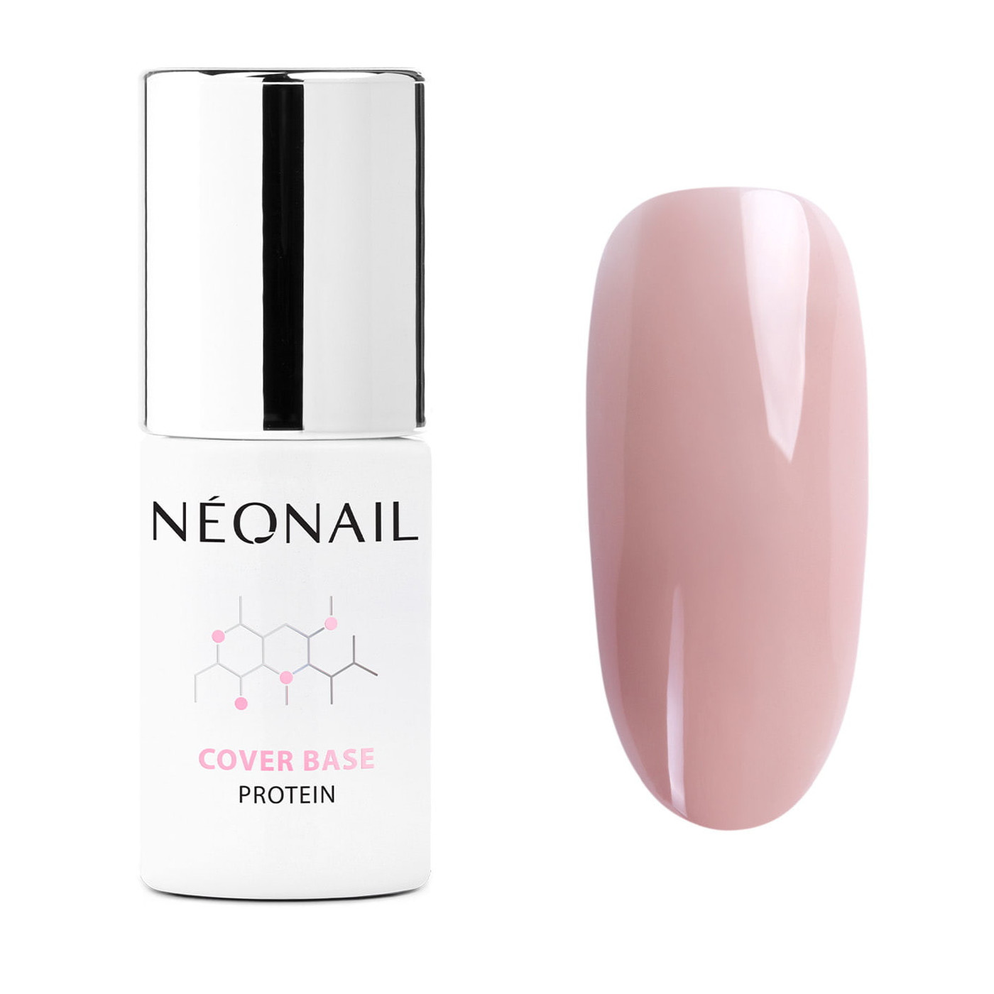 Vernis Semi-Permanent 7,2ml - Cover Base Protein Natural Nude