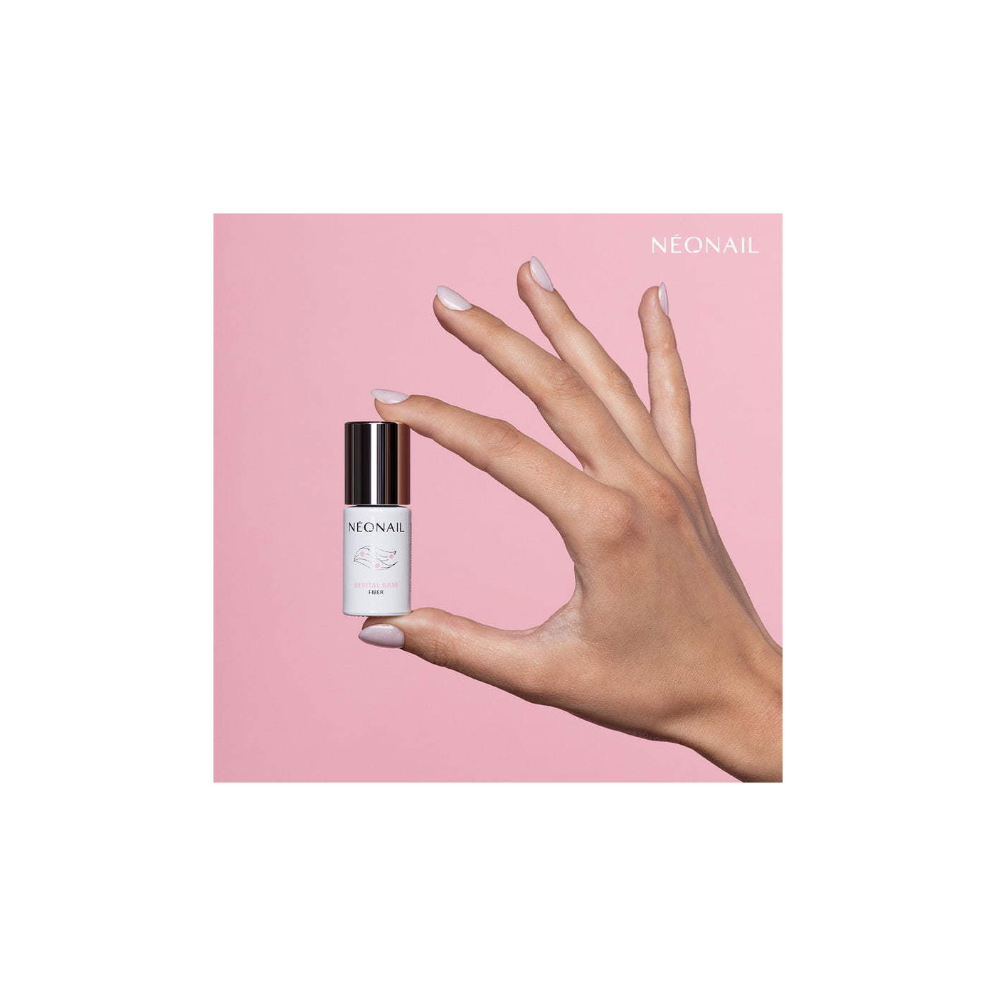 Vernis Semi-Permanent 7,2ml - Revital Base Fiber Shiny Queen