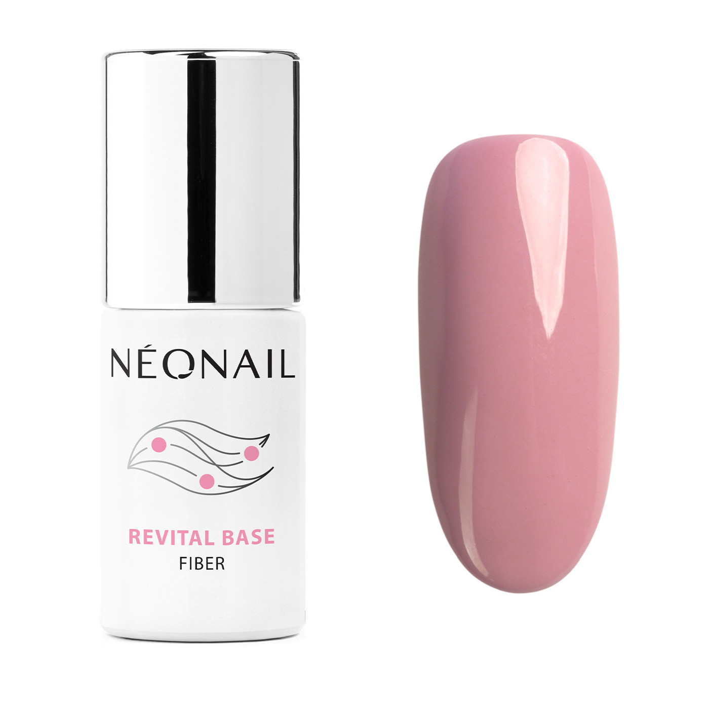 Vernis Semi-Permanent 7,2ml - Revital Base Fiber Warm Cover