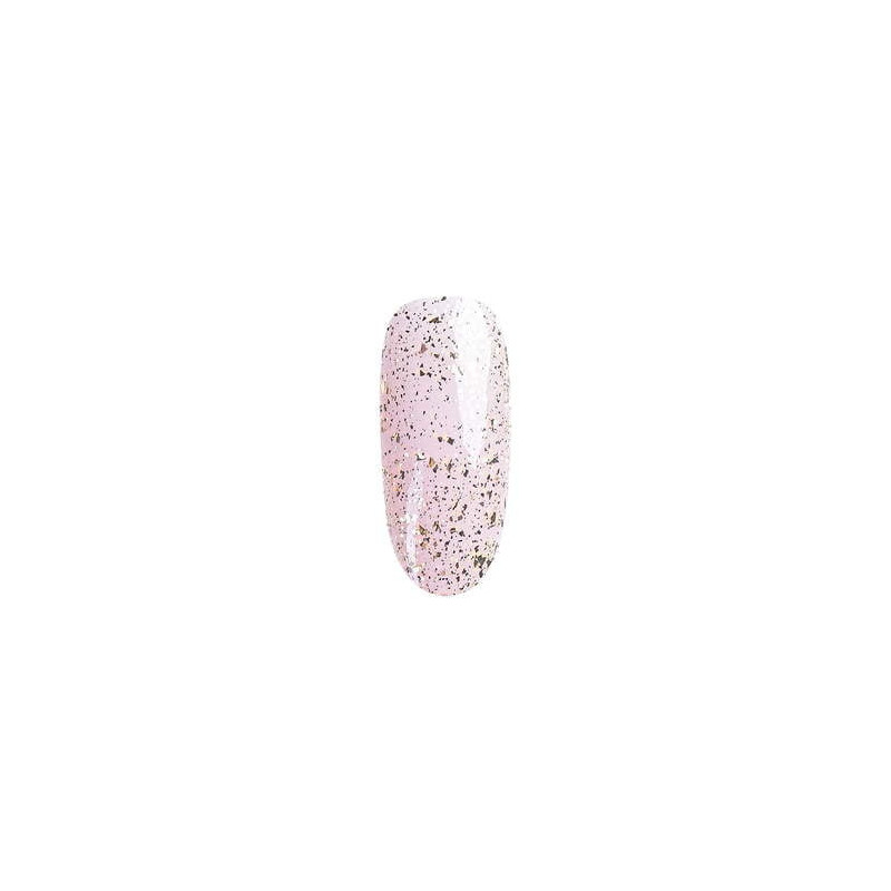 Vernis Semi-Permanent 7,2 ml - Top Glow Gold Flakes