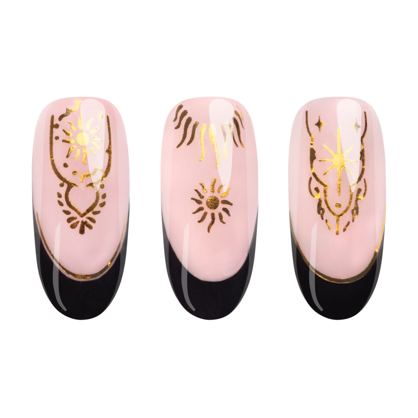 Sitckers ongles nail art - Astro Gold