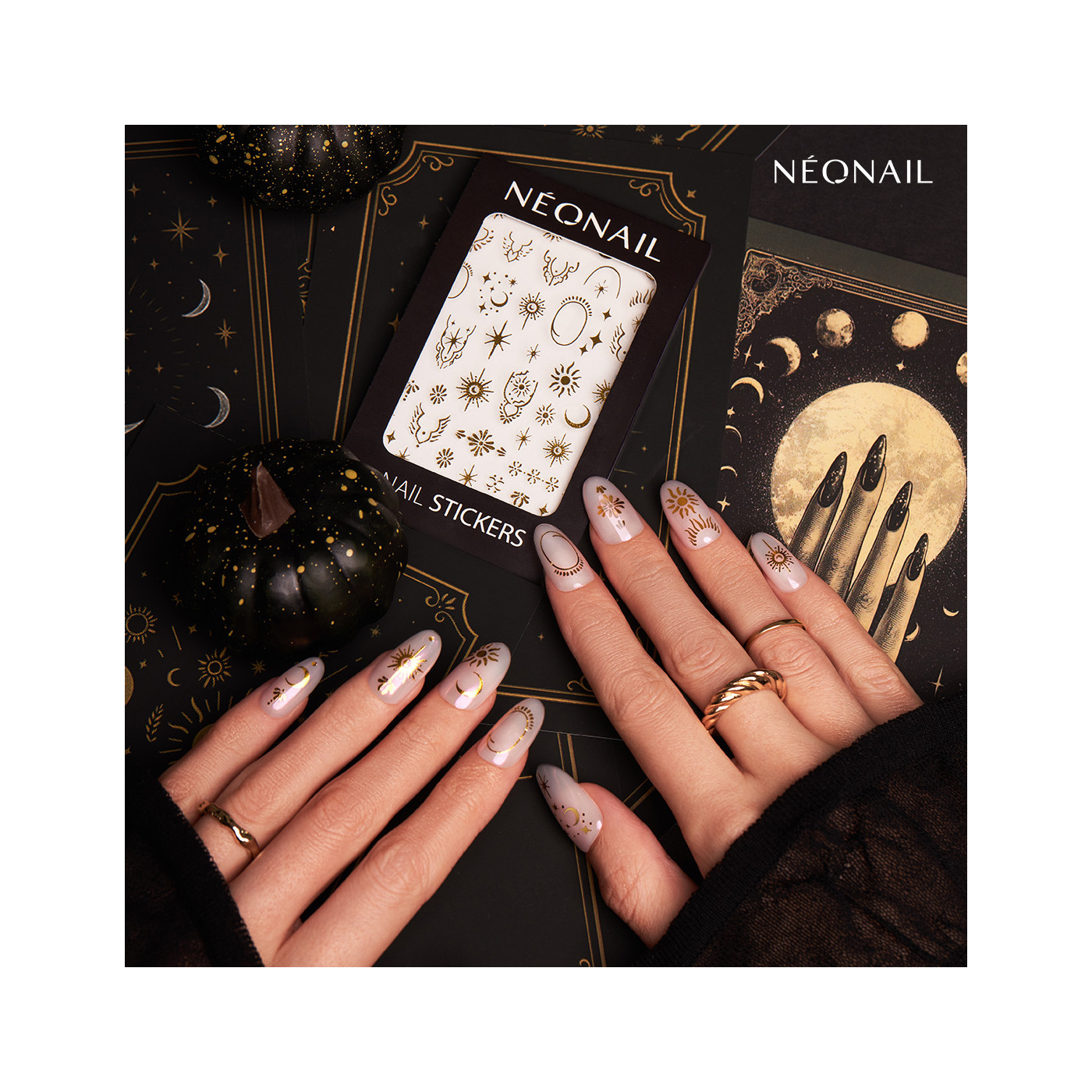 Sitckers ongles nail art - Astro Gold