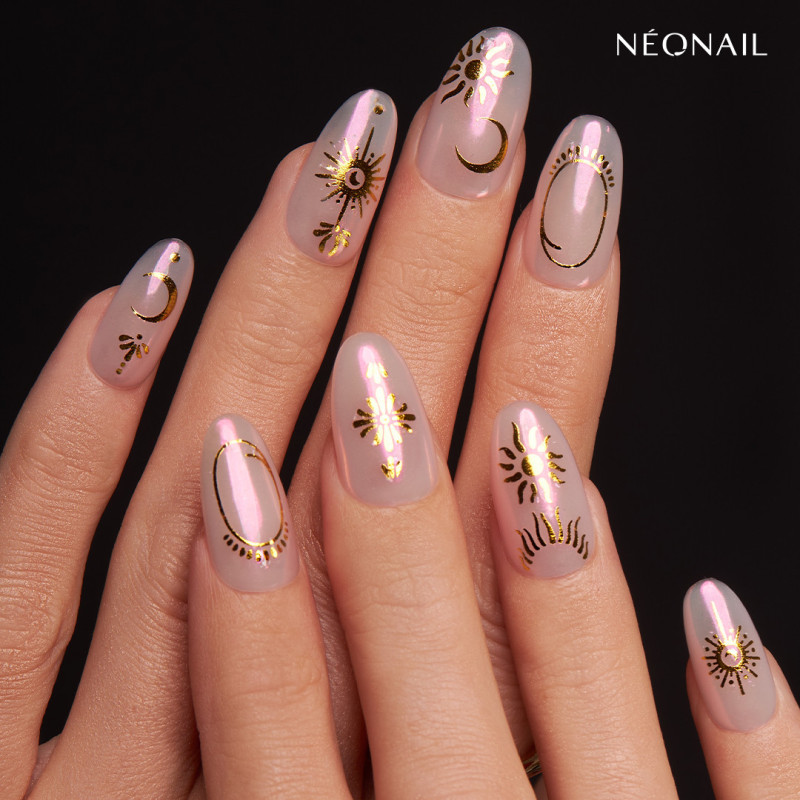 Sitckers ongles nail art - Astro Gold