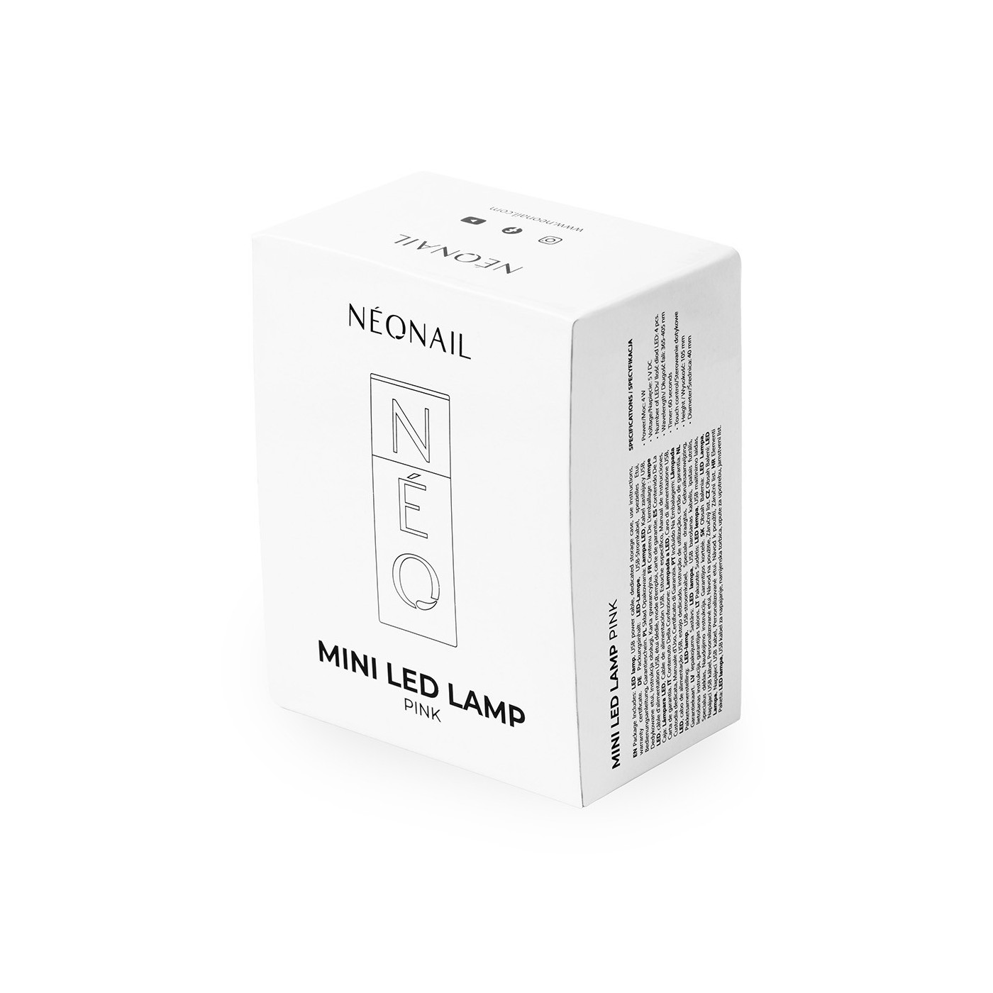 Lampe LED NEO TUBE Rose