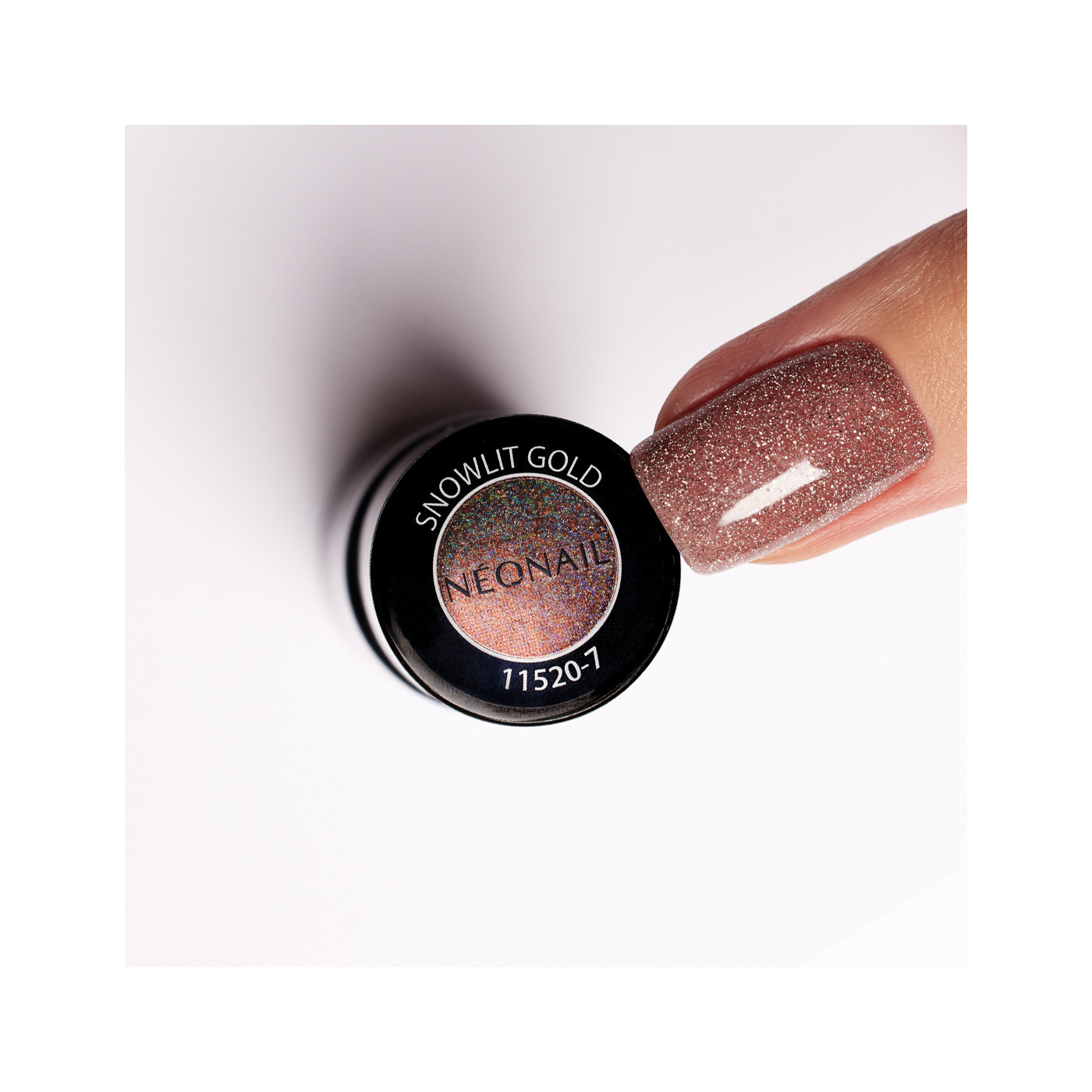 Vernis Semi-Permanent 7,2 ml - Snowlit Gold