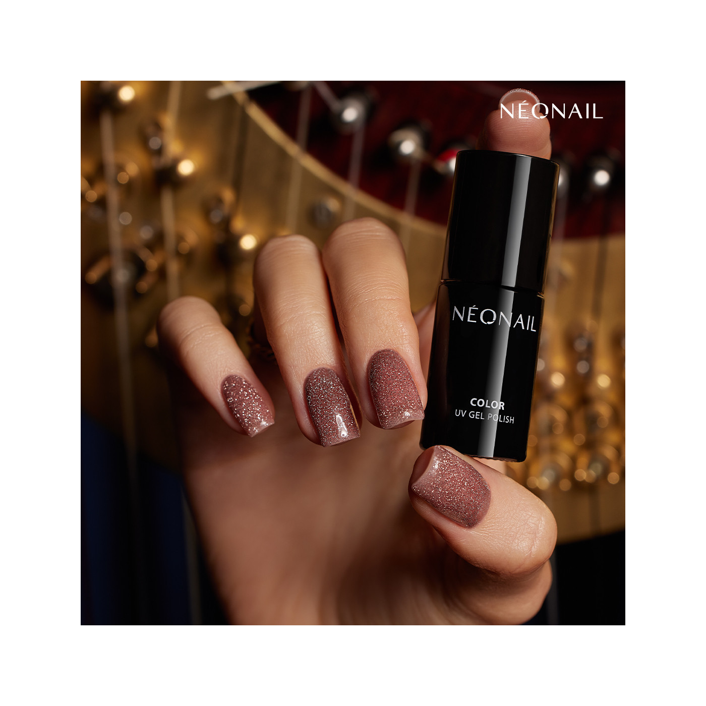 Vernis Semi-Permanent 7,2 ml - Snowlit Gold