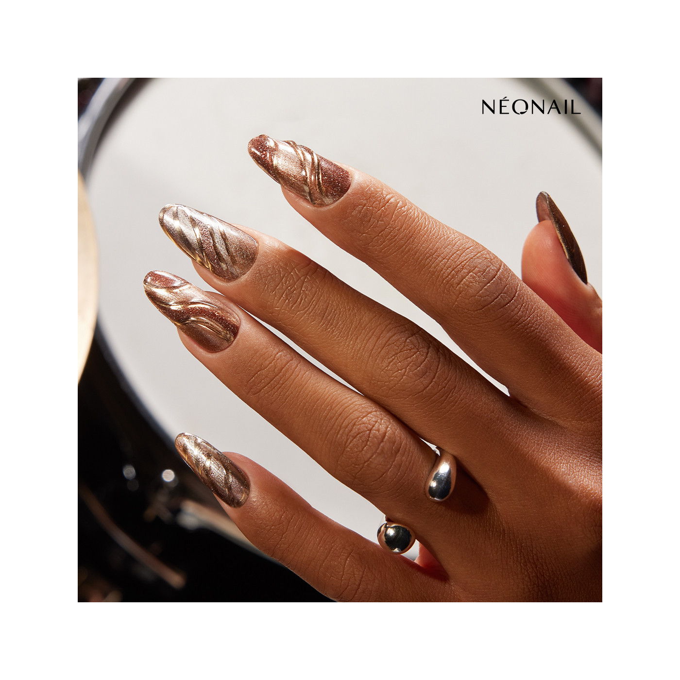 Vernis Semi-Permanent 7,2 ml - Snowlit Gold